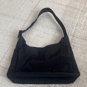 NWOT BAGGU Nylon Shoulder Bag Black